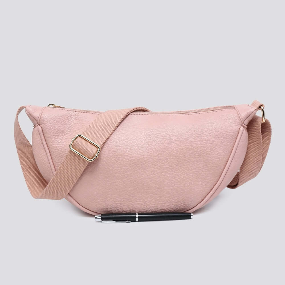 Soft PU Vegan Leather Side Belt Bag