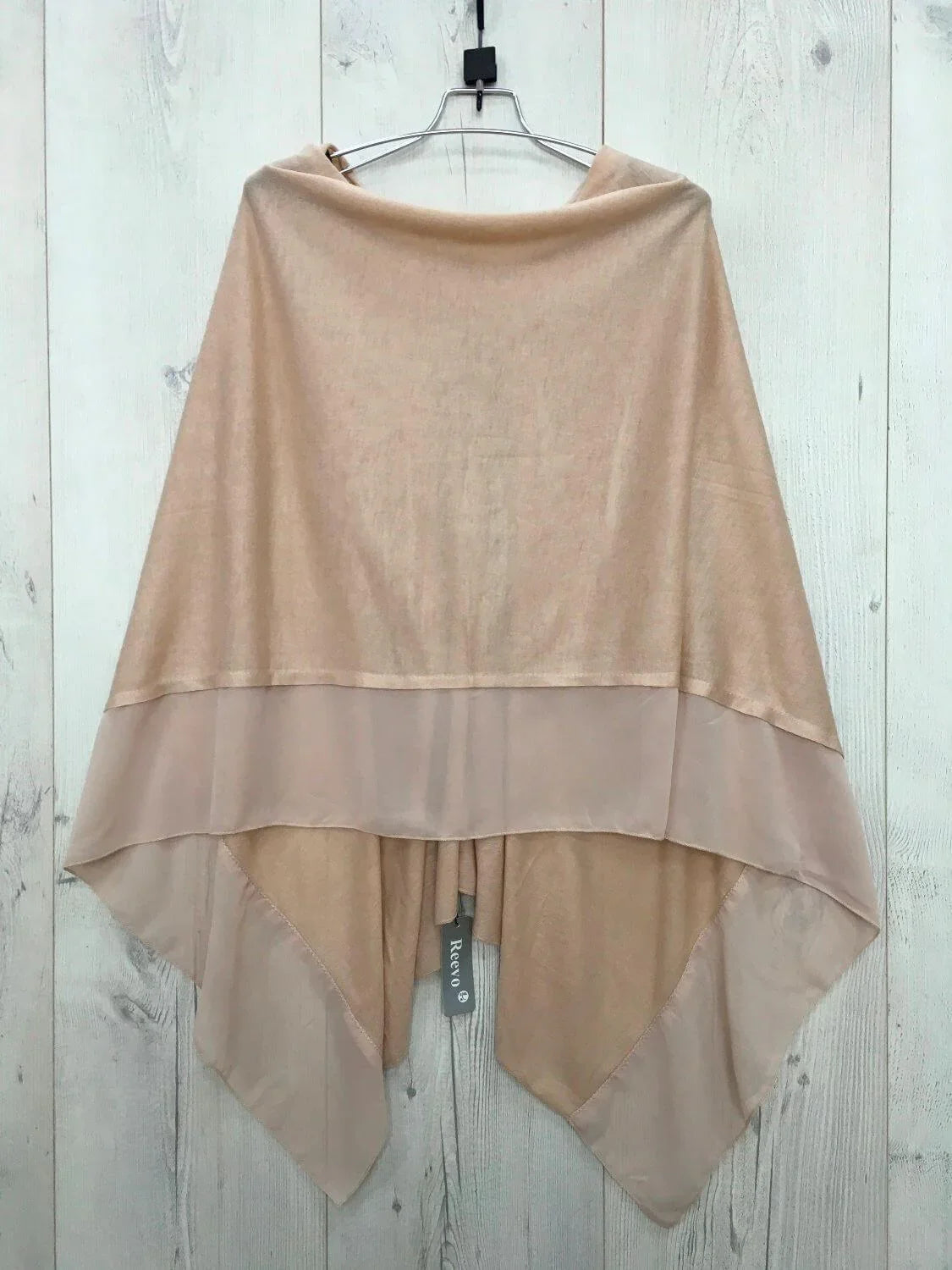 Chiffon Edged 3 in 1 Ladies Poncho