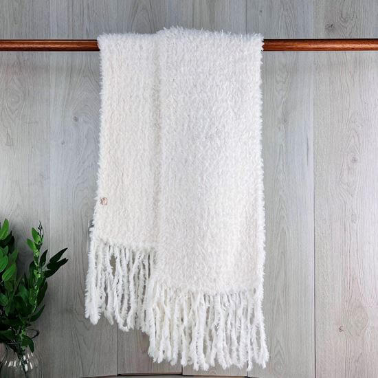 Furry Tassel Scarf