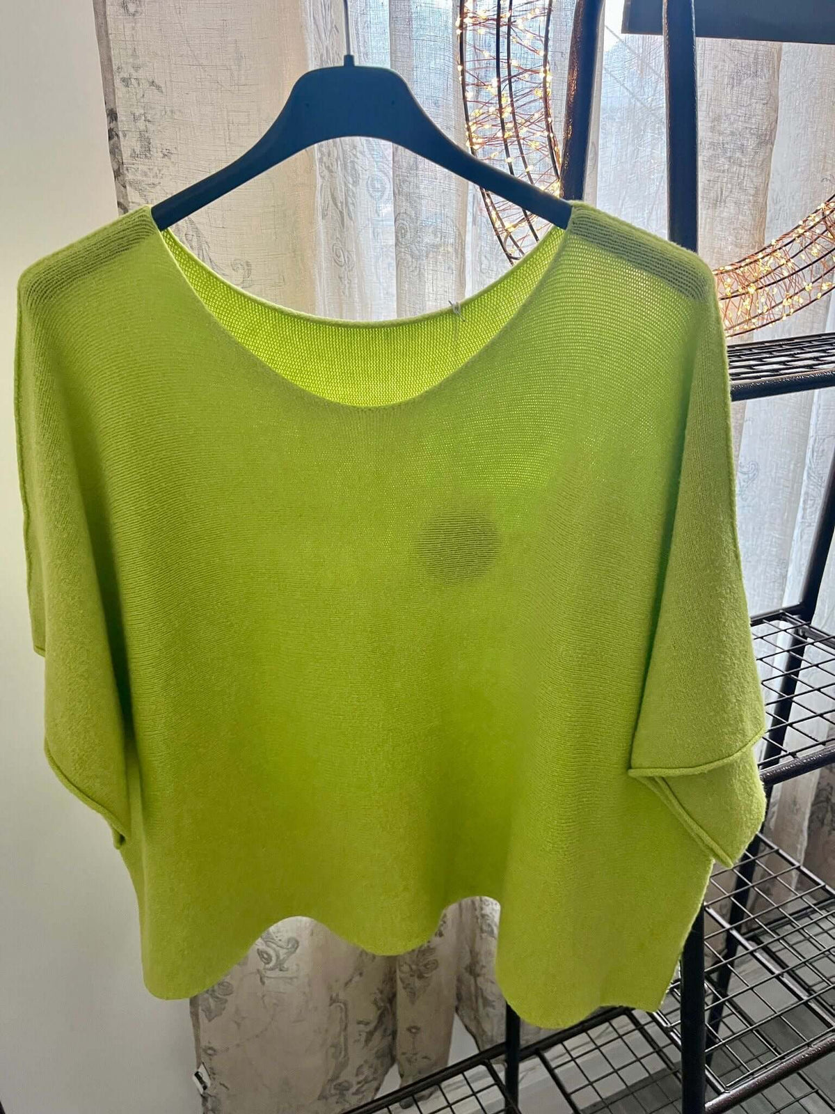 Torzi Boxy Swing Fine Knit Jumper