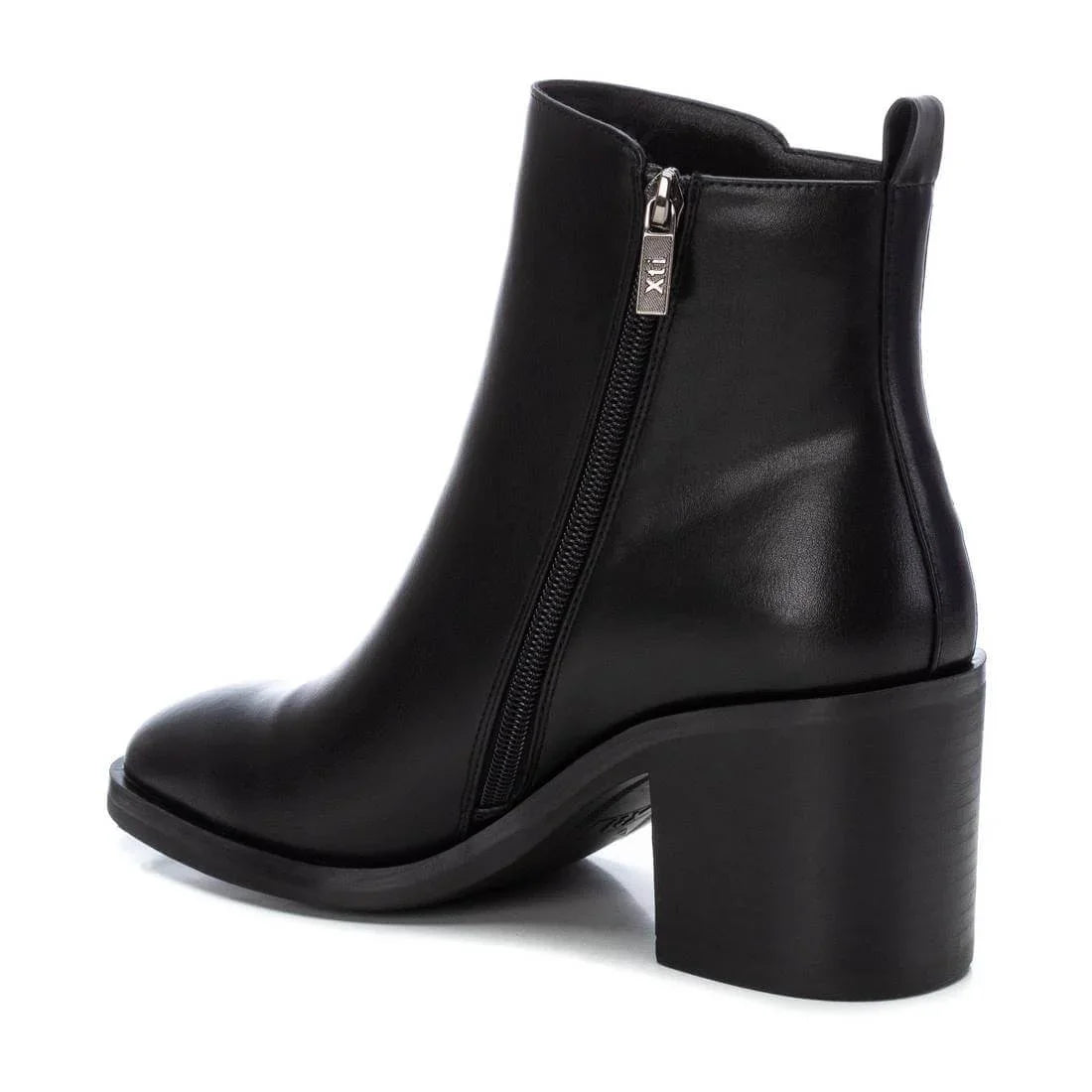 XTI Black PU LAdies Ankle Boots