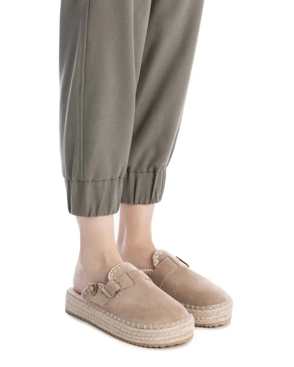 Refresh - Beige Microfiber Ladies Shoe