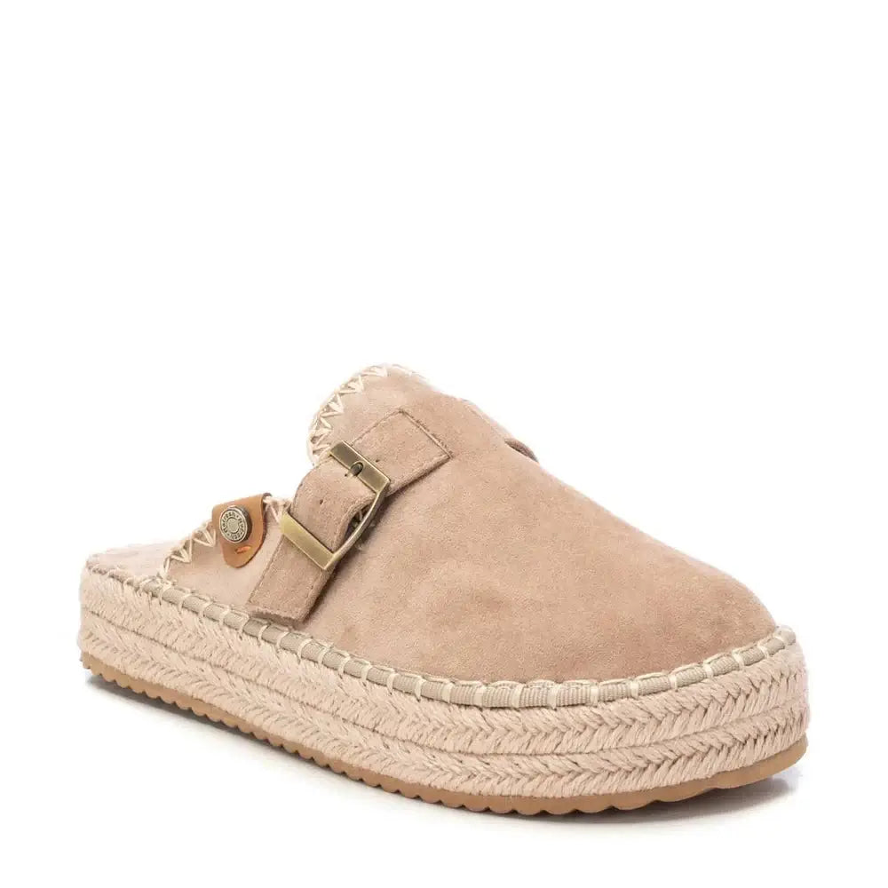 Refresh - Beige Microfiber Ladies Shoe