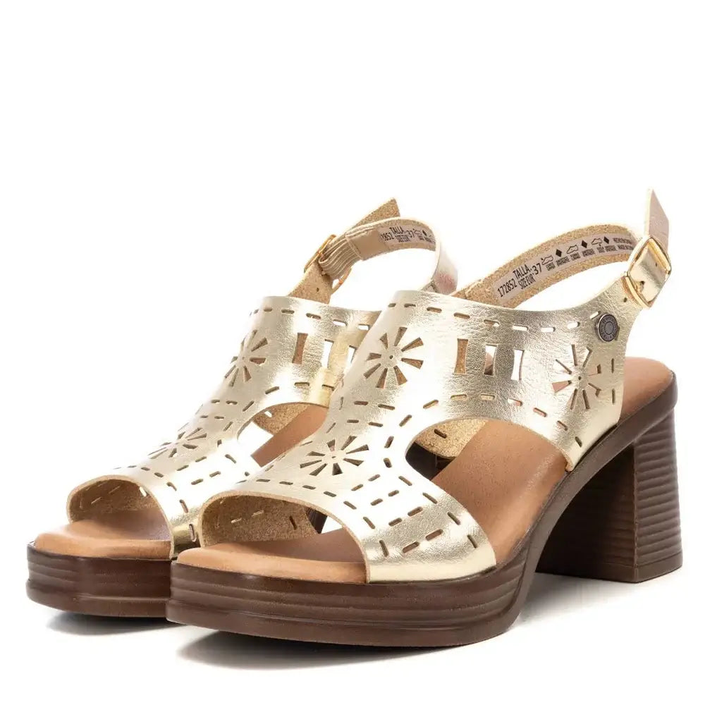 Refresh - Gold PU Ladies Sandals