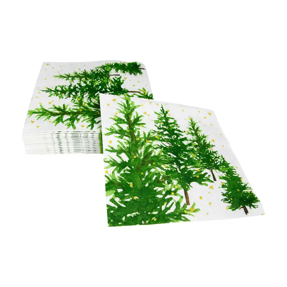 White Christmas Luncheon Napkins - Pack of 20