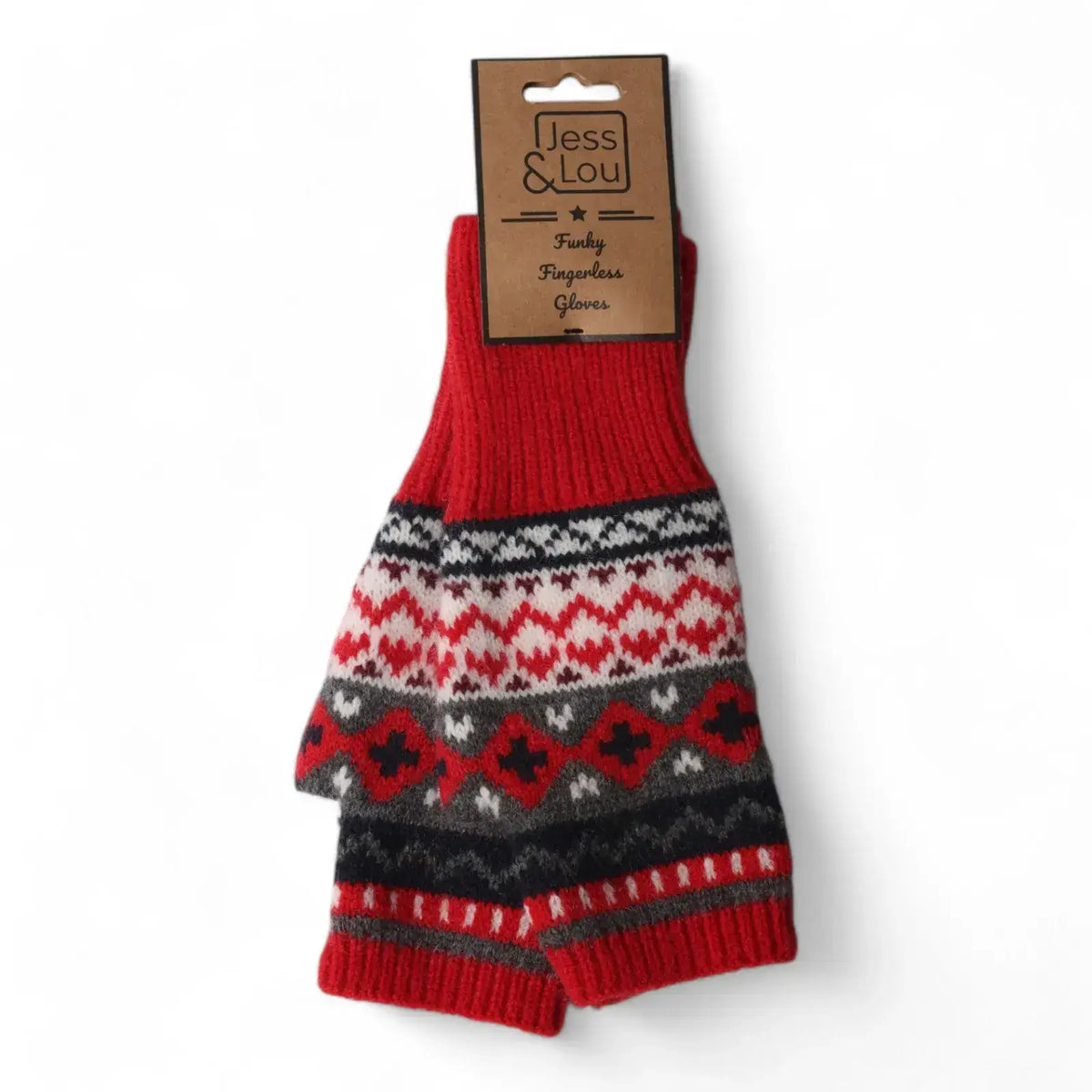 Jess & Lou - Nordic Fingerless Glove/Wrist Warmer