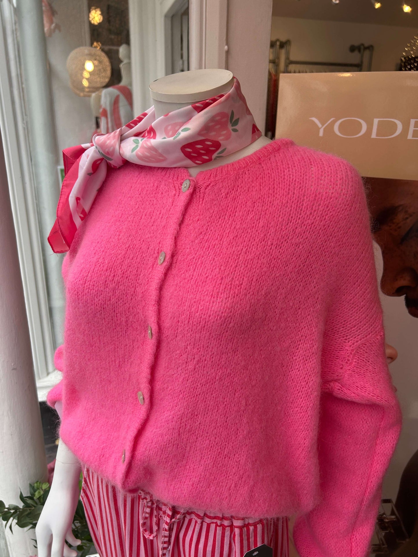 Trudi Long Sleeve Mohair Cardigan
