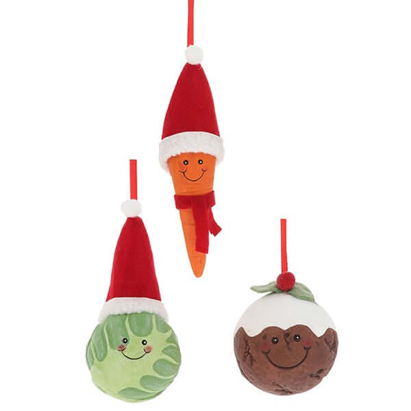 Large Festive Foodie Decorations Hanging