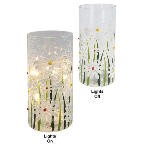 Crackle Daisies LED Tube
