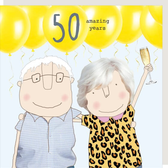 Anniversary 50th Novelty Card