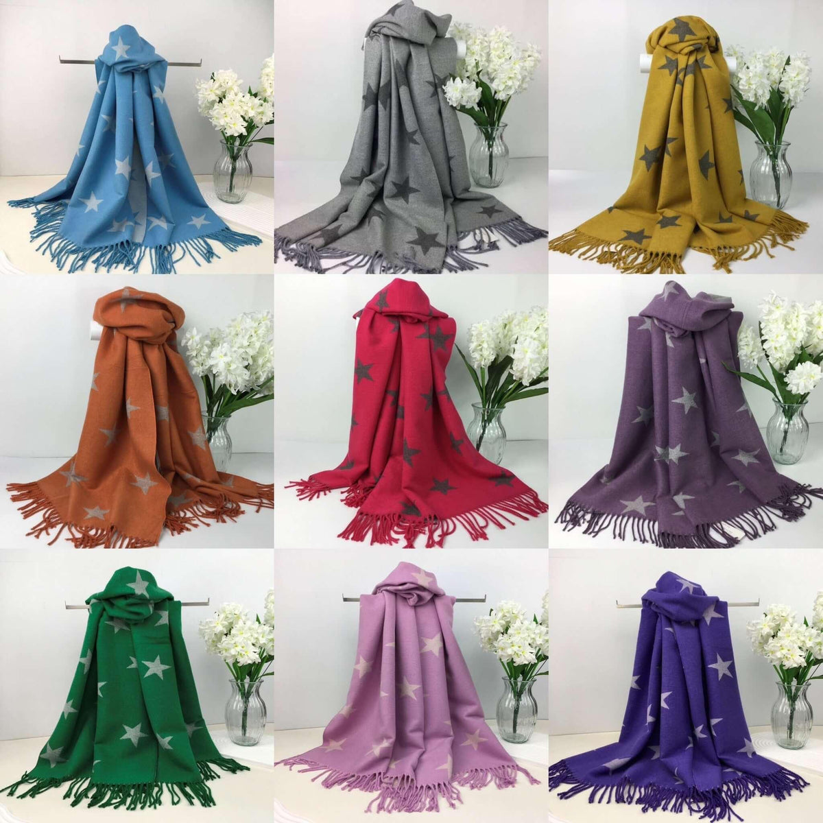 Cashmere Star Scarf