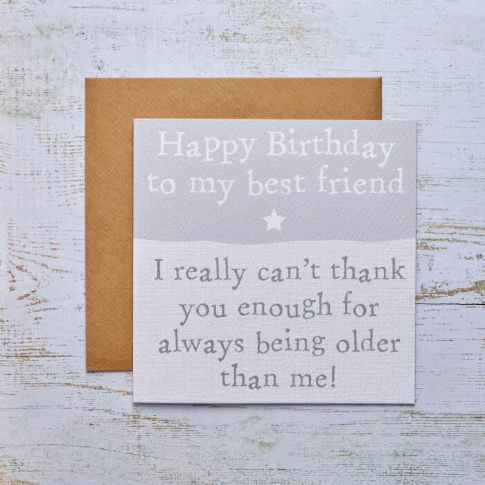 Happy Birthday To Best Friend Card