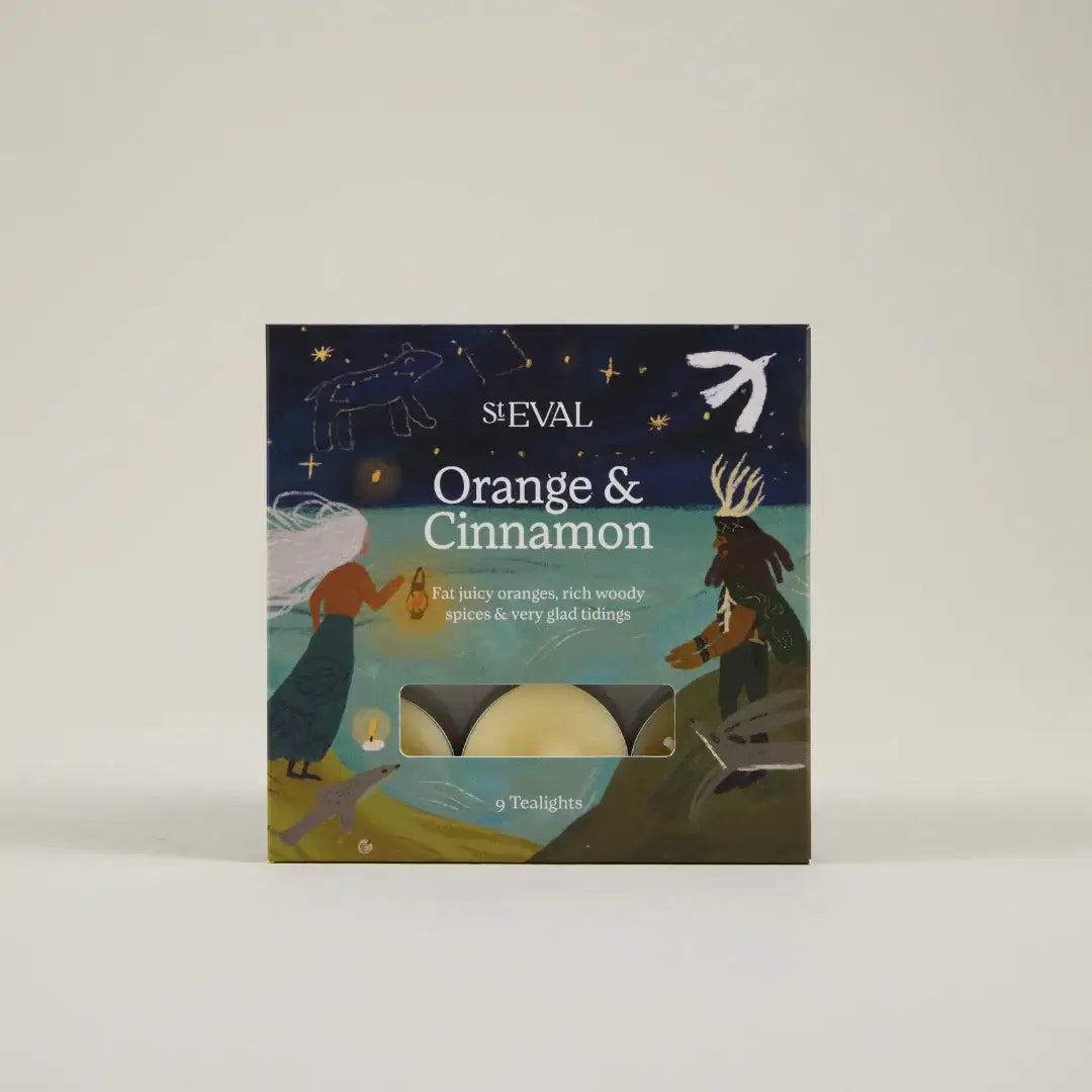 St Eval Artisan Candles - Christmas Orange & Cinnamon Tealights