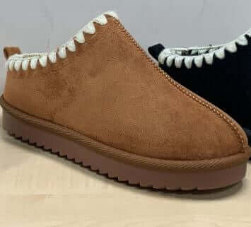 Tamara Faux Suede Slip On Slipper Shoe