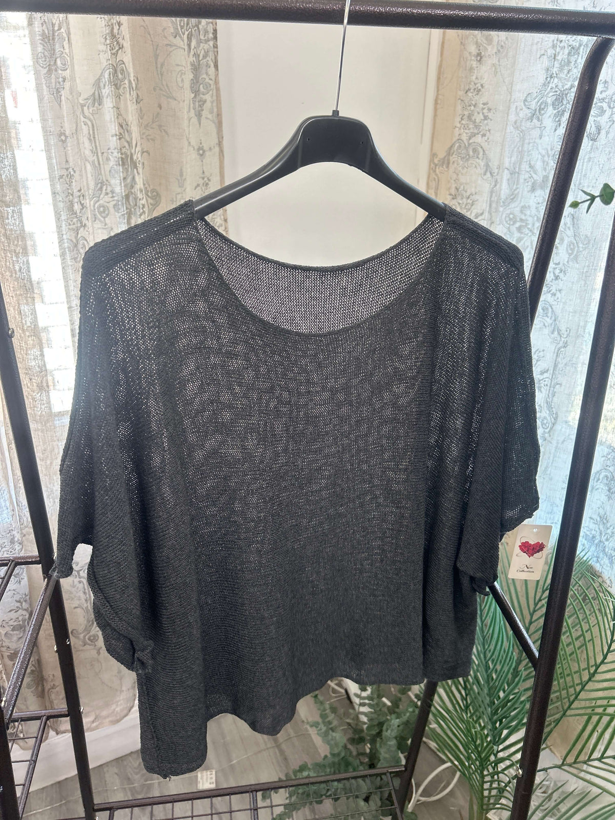 Torzi-Jane Boxy Swing Woven Knit Jumper