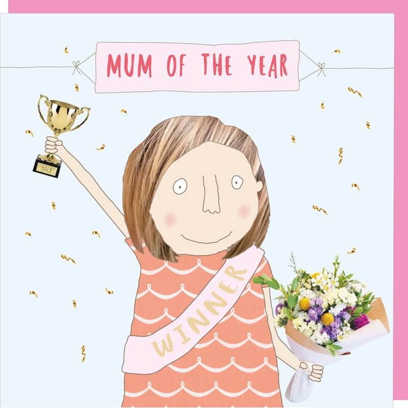 Mum of the Year Novelty Card