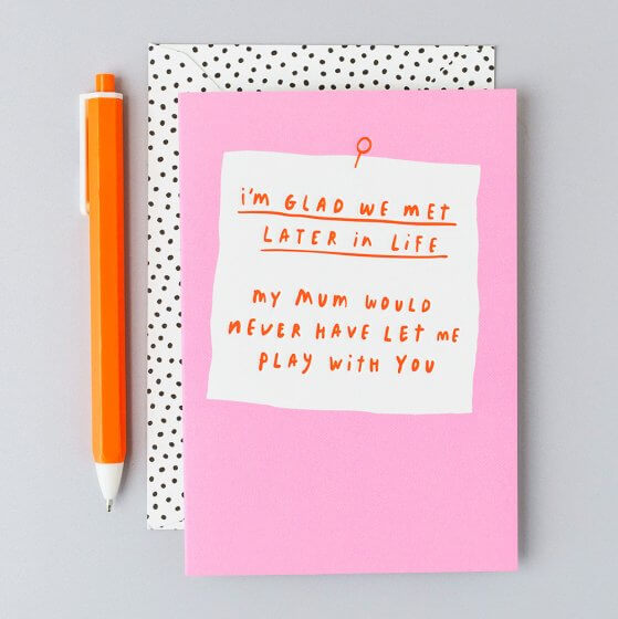 Play With You Novelty Card