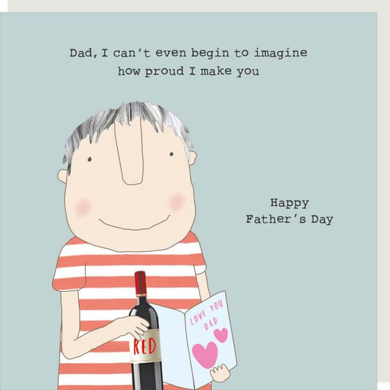 Proud Dad Novelty Card
