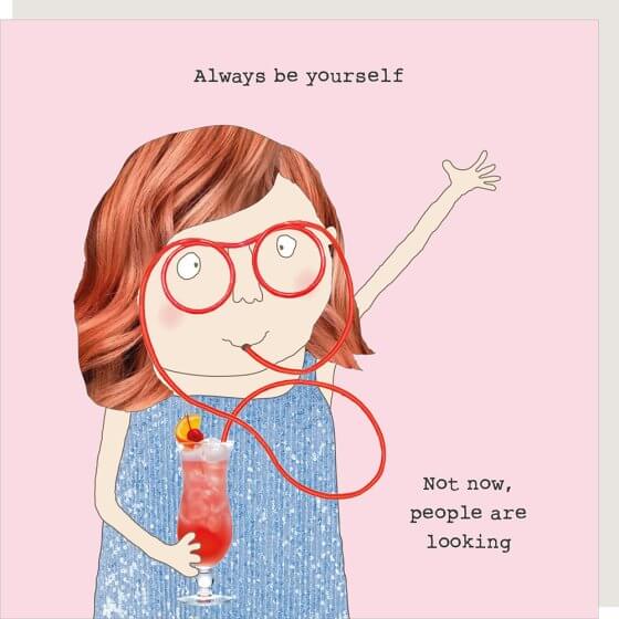Not Now Girl Novelty Card