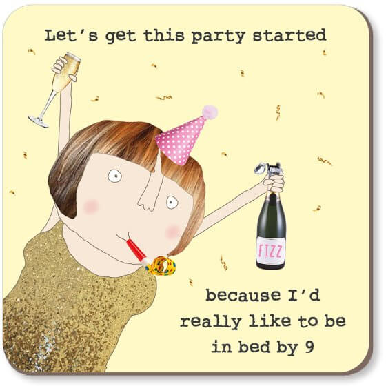 Party Started Novelty Coaster