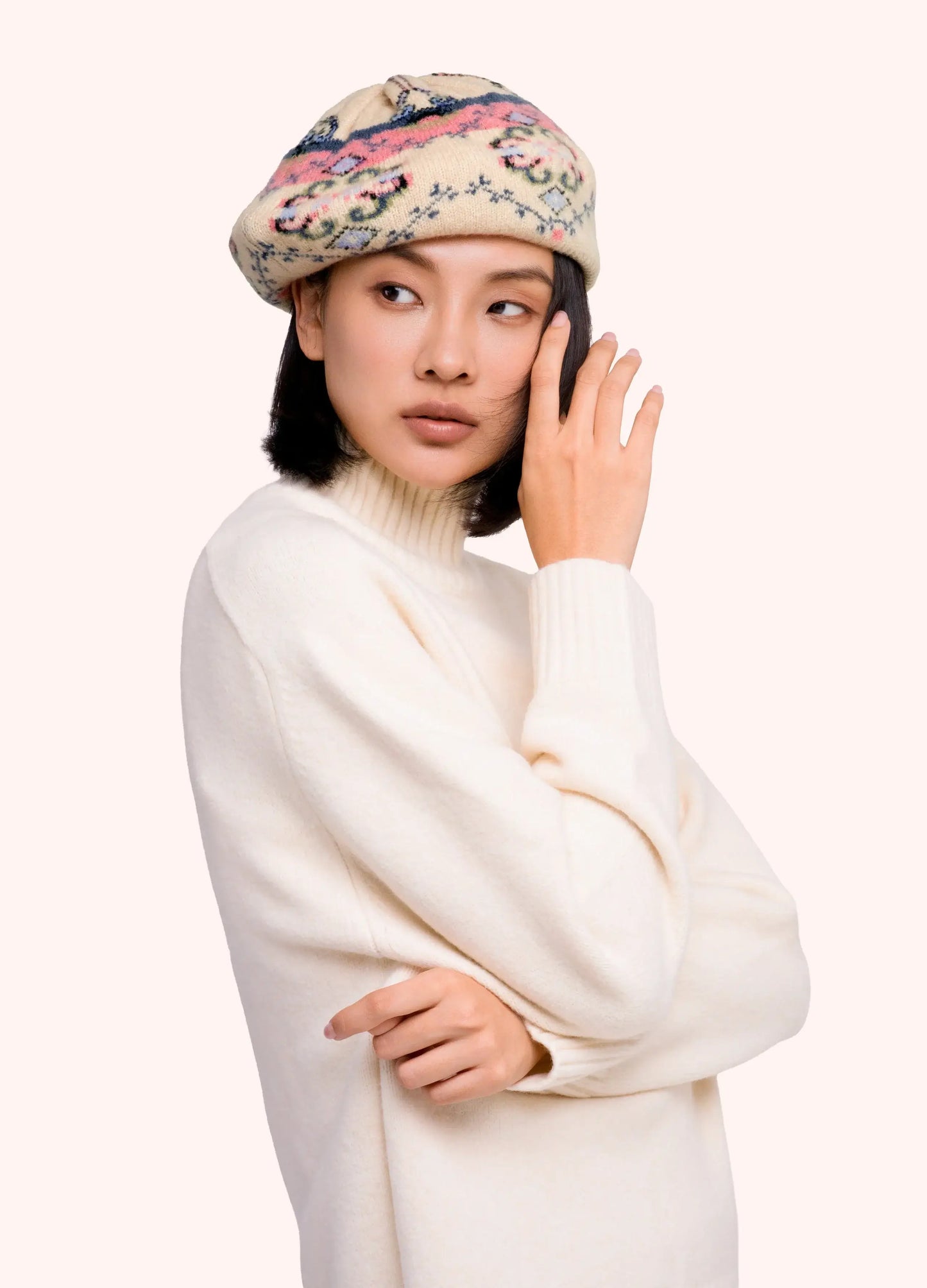 Powder Design Scandi Beret - Cream Mix