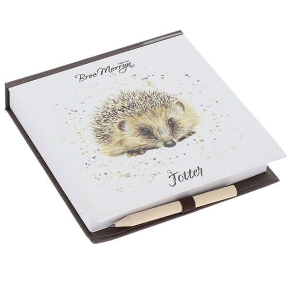 Bree Merryn Harley Hedgehog Memo Pad With Pencil