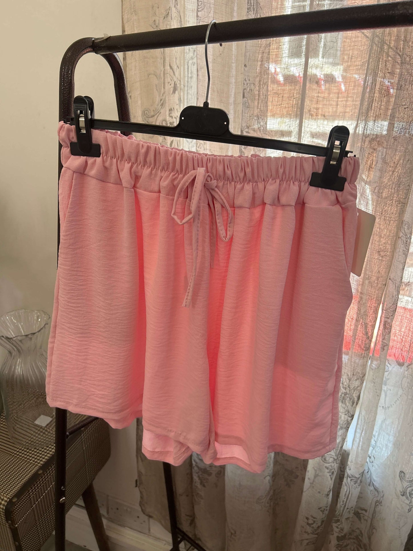 Plain Elegant Floaty Shorts
