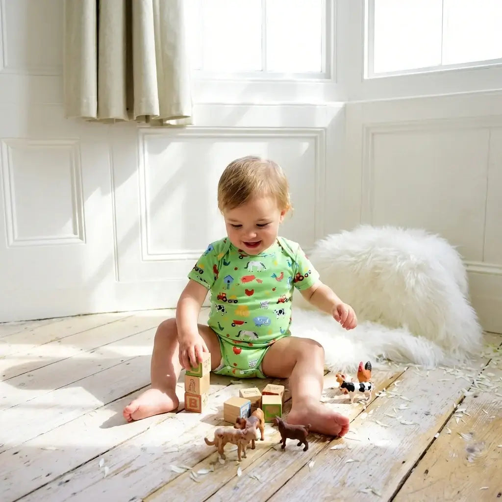Farmyard Baby Grow