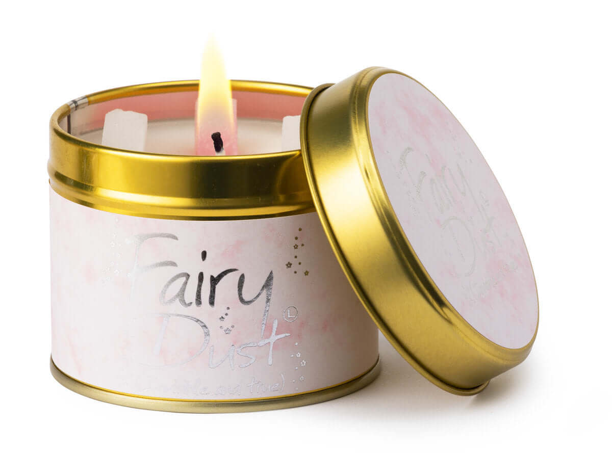 Lily Flame Fairy Dust Candle in a Tin