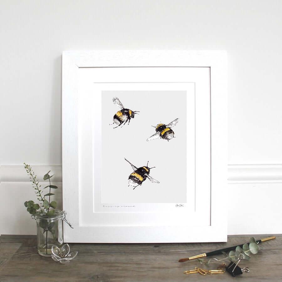'Buzzing Around' Giclee art gallery quality print