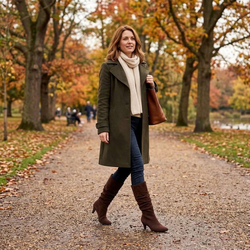 SOHO Dark Brown MF Ladies Tall Boot