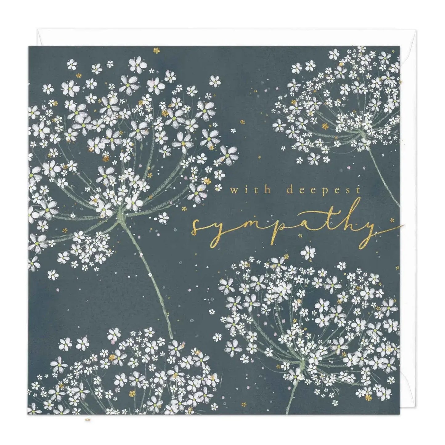 Wild Carrot Sympathy Card