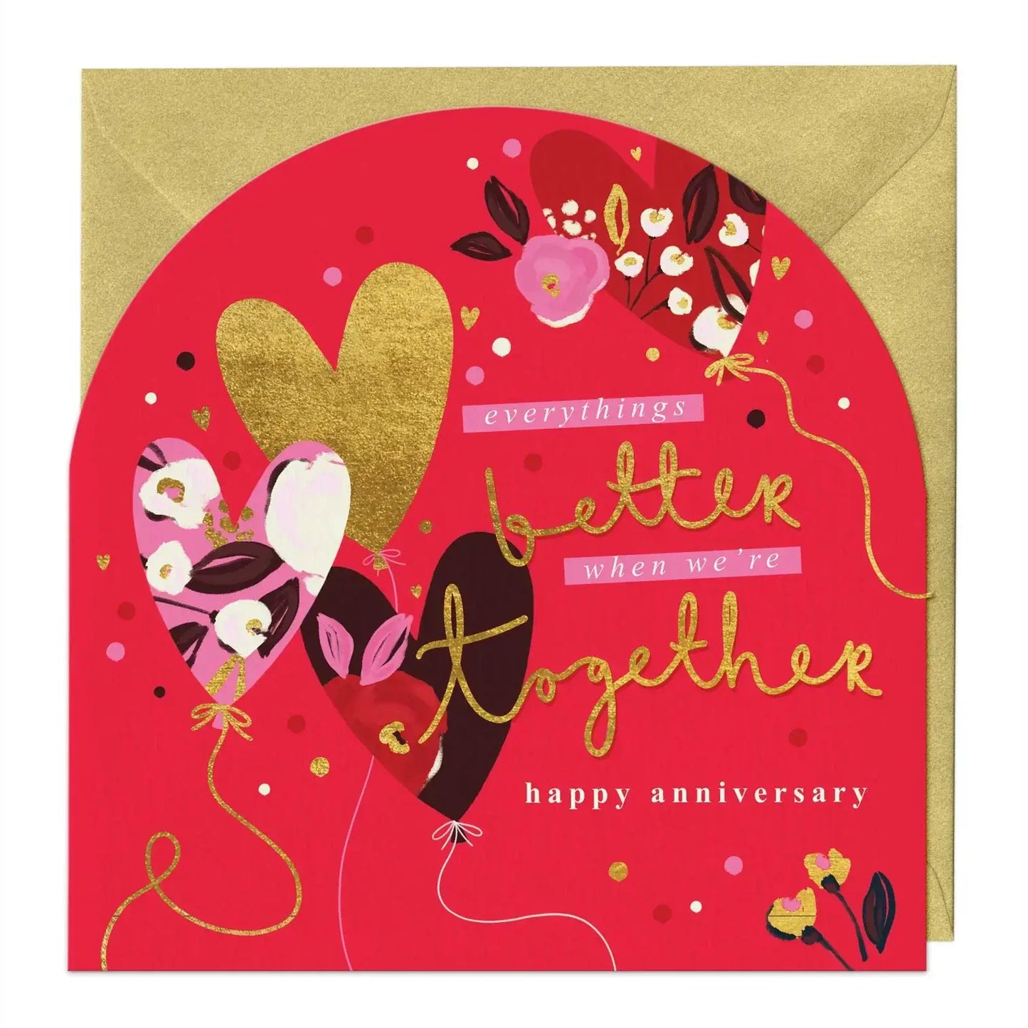 Better Together Anniversary Arch Card