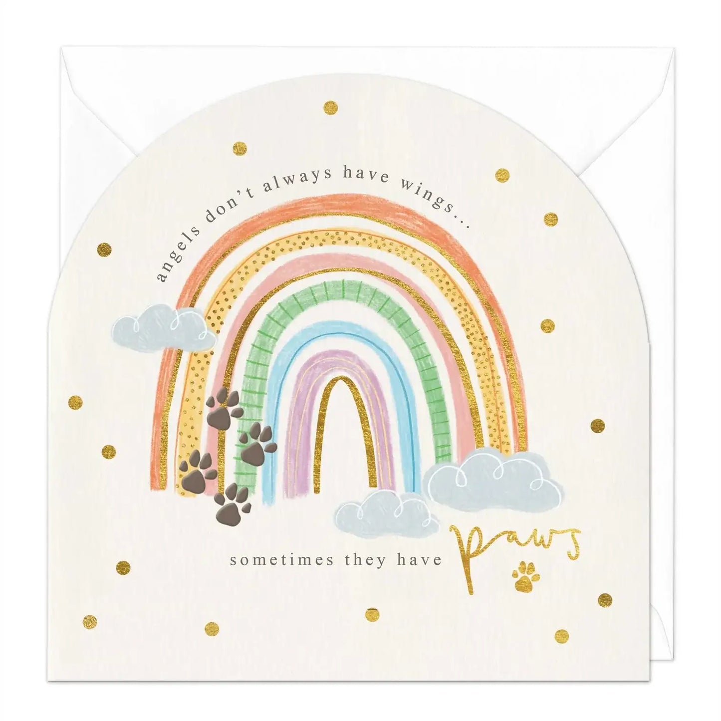 Heavenly Pets Sympathy Arch Card