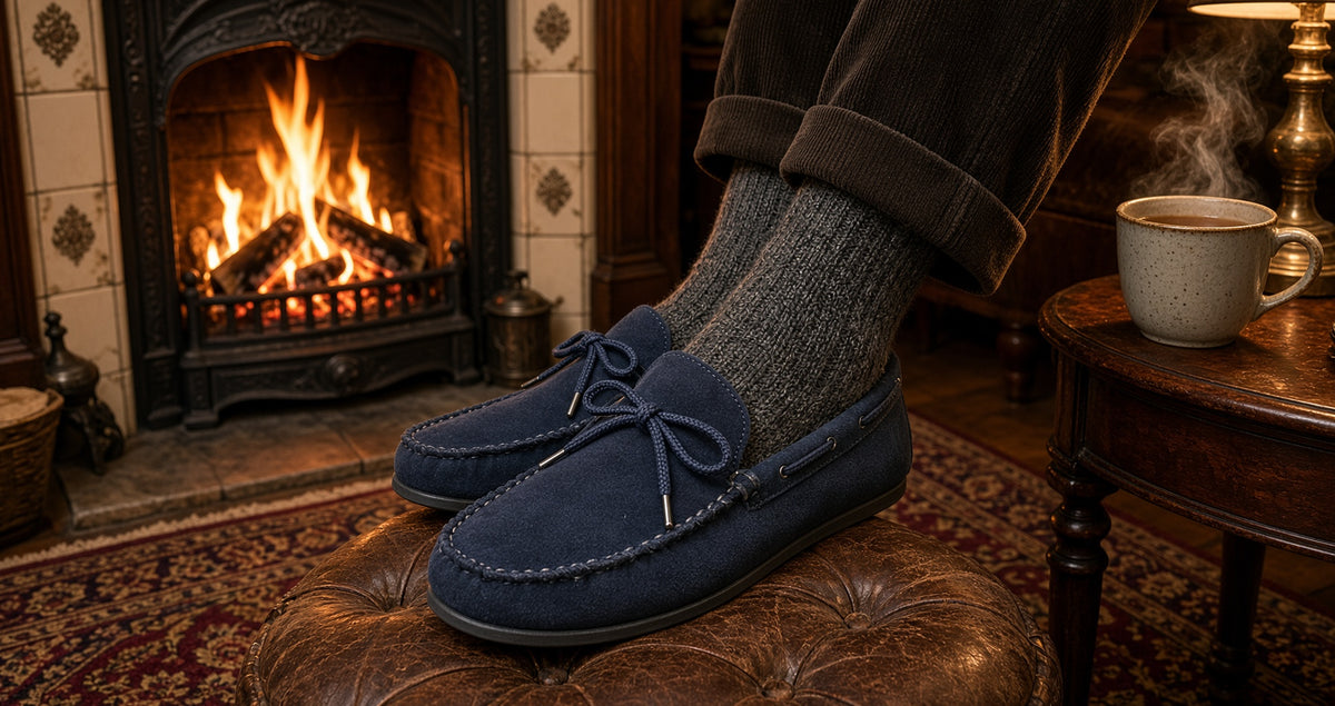 Bruce Mens Slip On Loafer Slippers