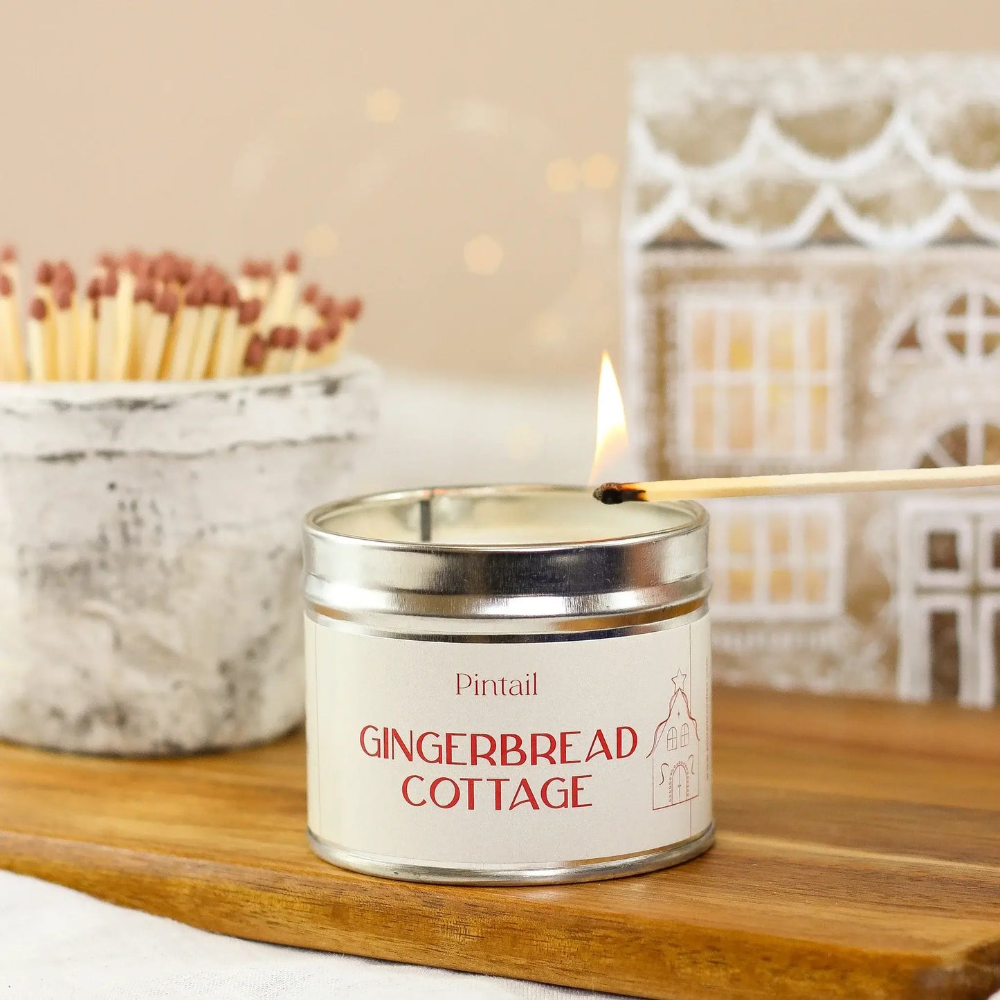 Pintail Candles - Gingerbread Cottage Classic Pot