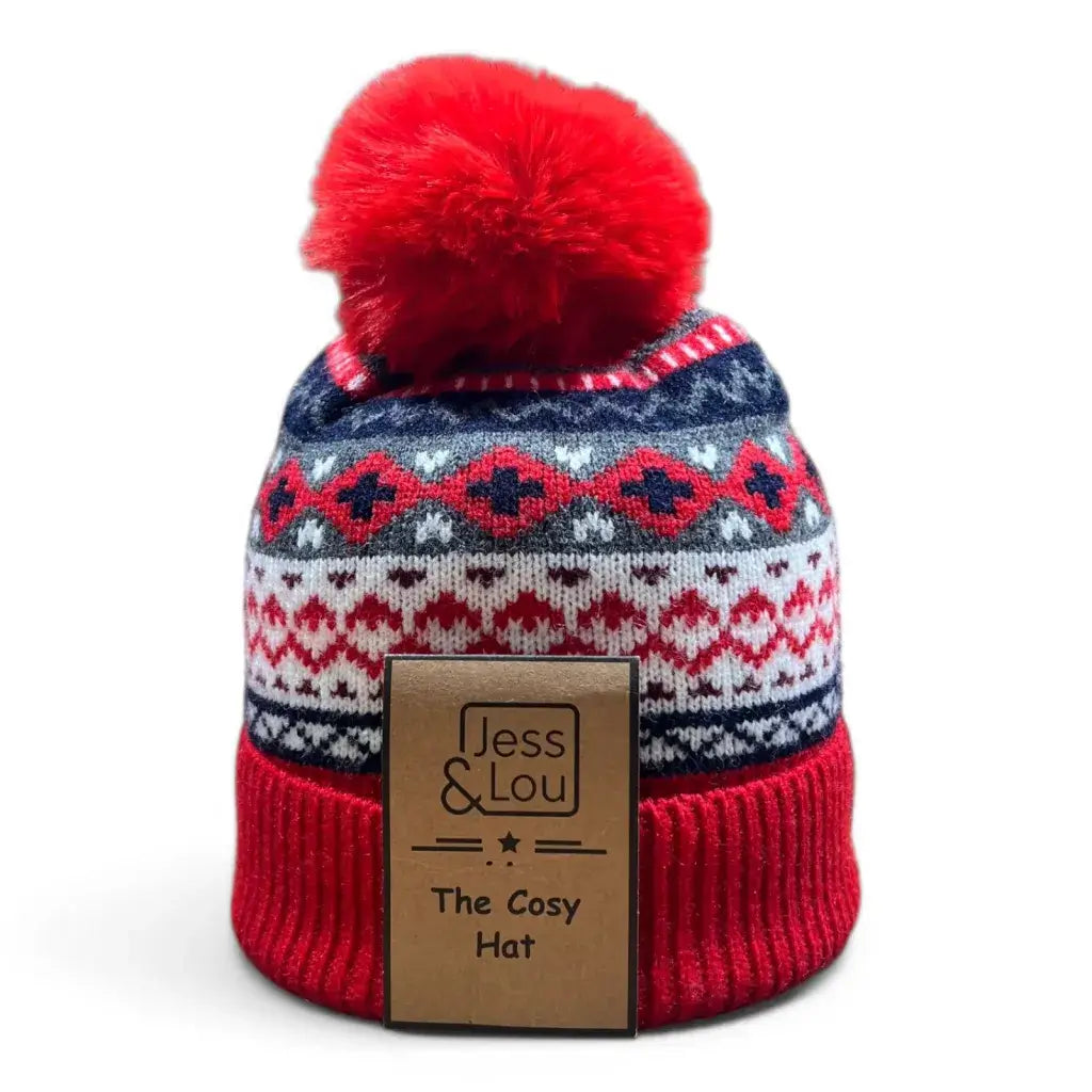 Jess & Lou - Unisex Nordic Cosy Bobble Hat