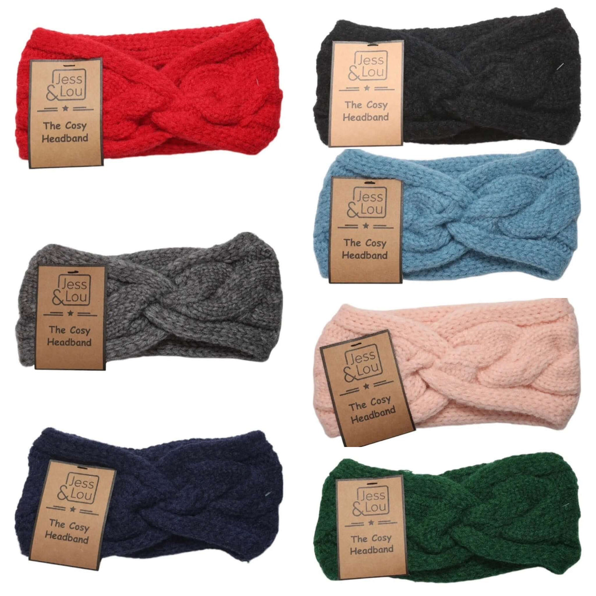 Jess & Lou - Cable Knot Front Headband