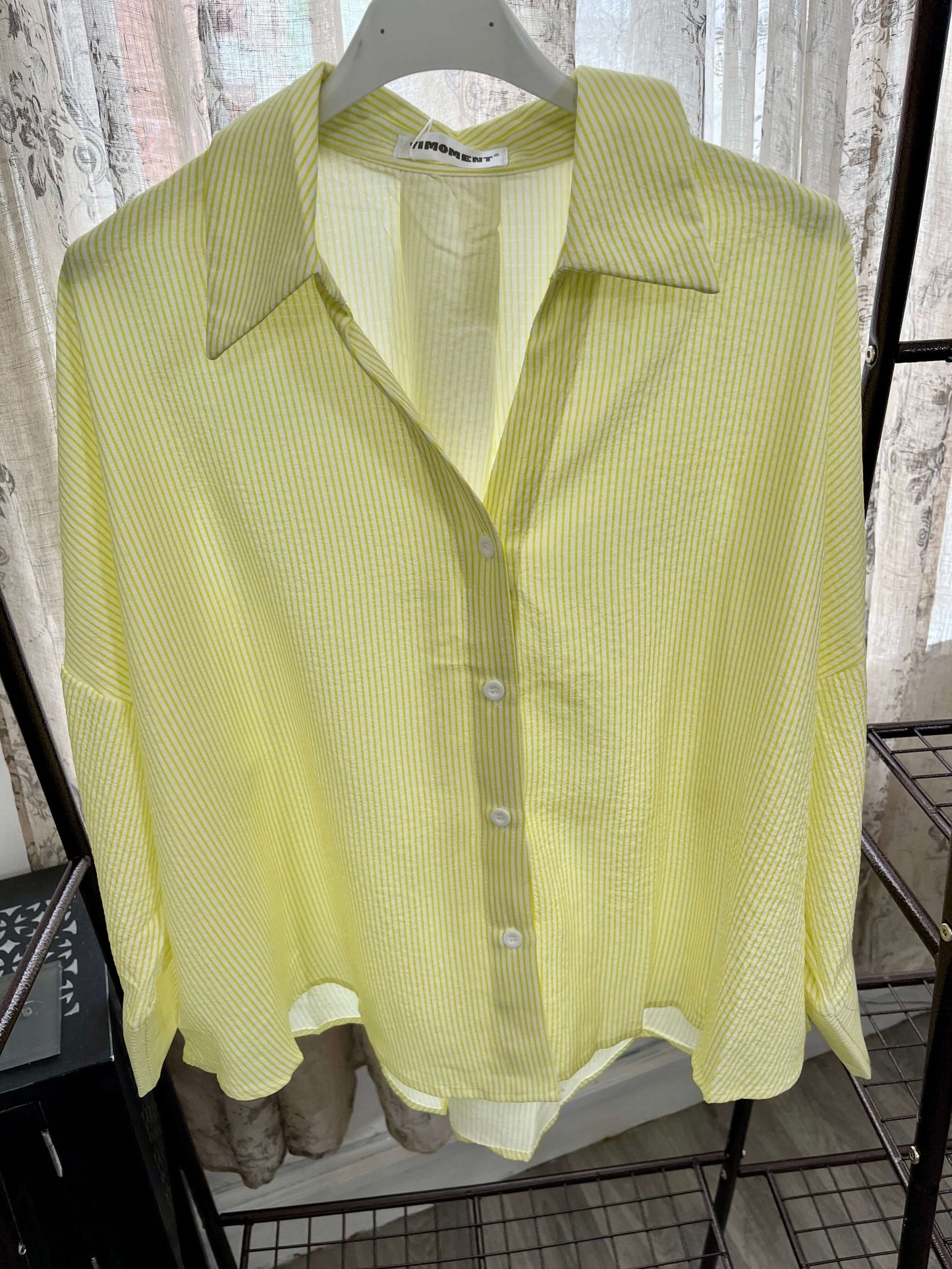 Margot Pastel Pin Stripe Blouse