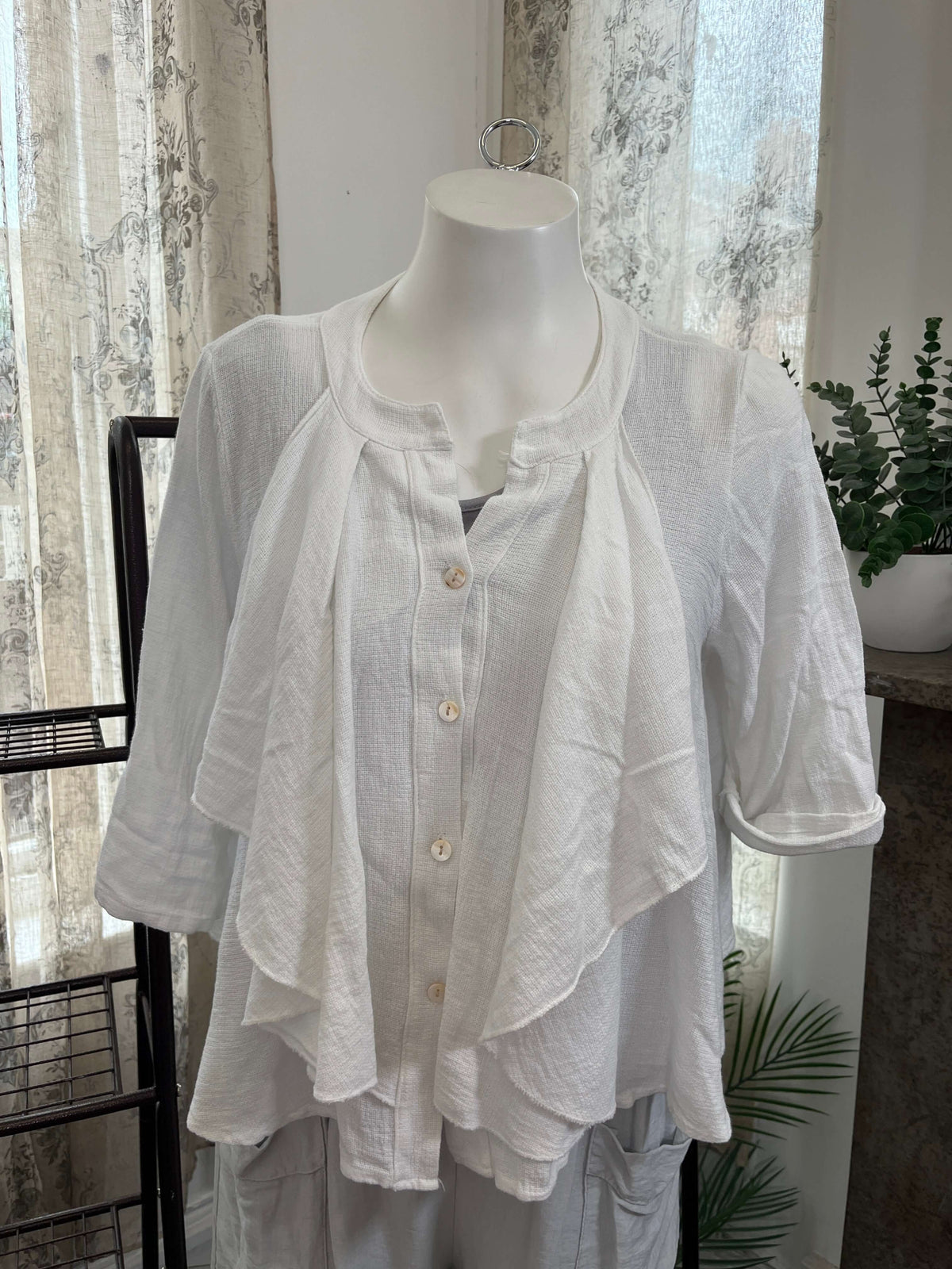 Francesca Waterfall Blouse