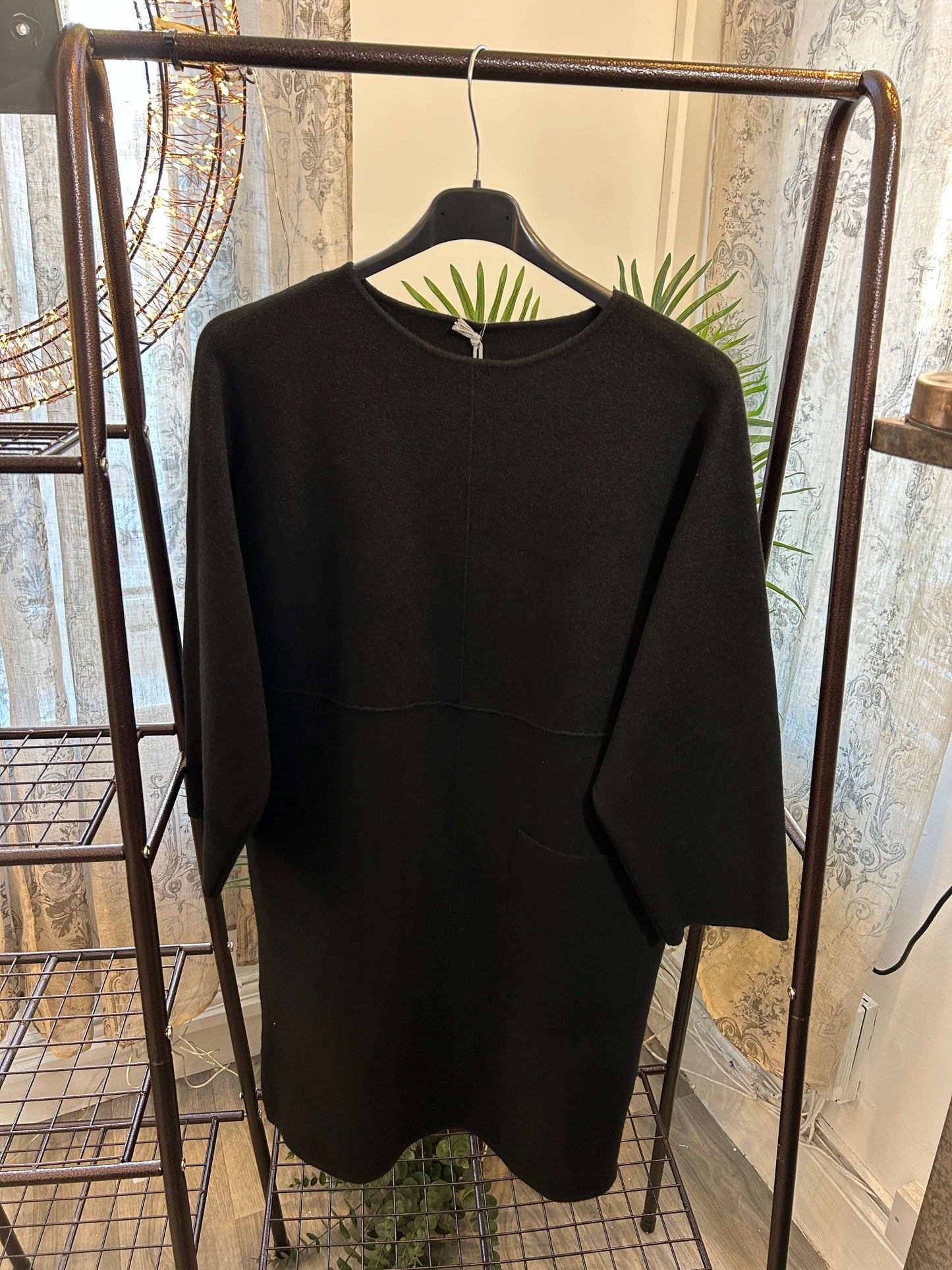 Serena One Pocket Detail Jumper Dress