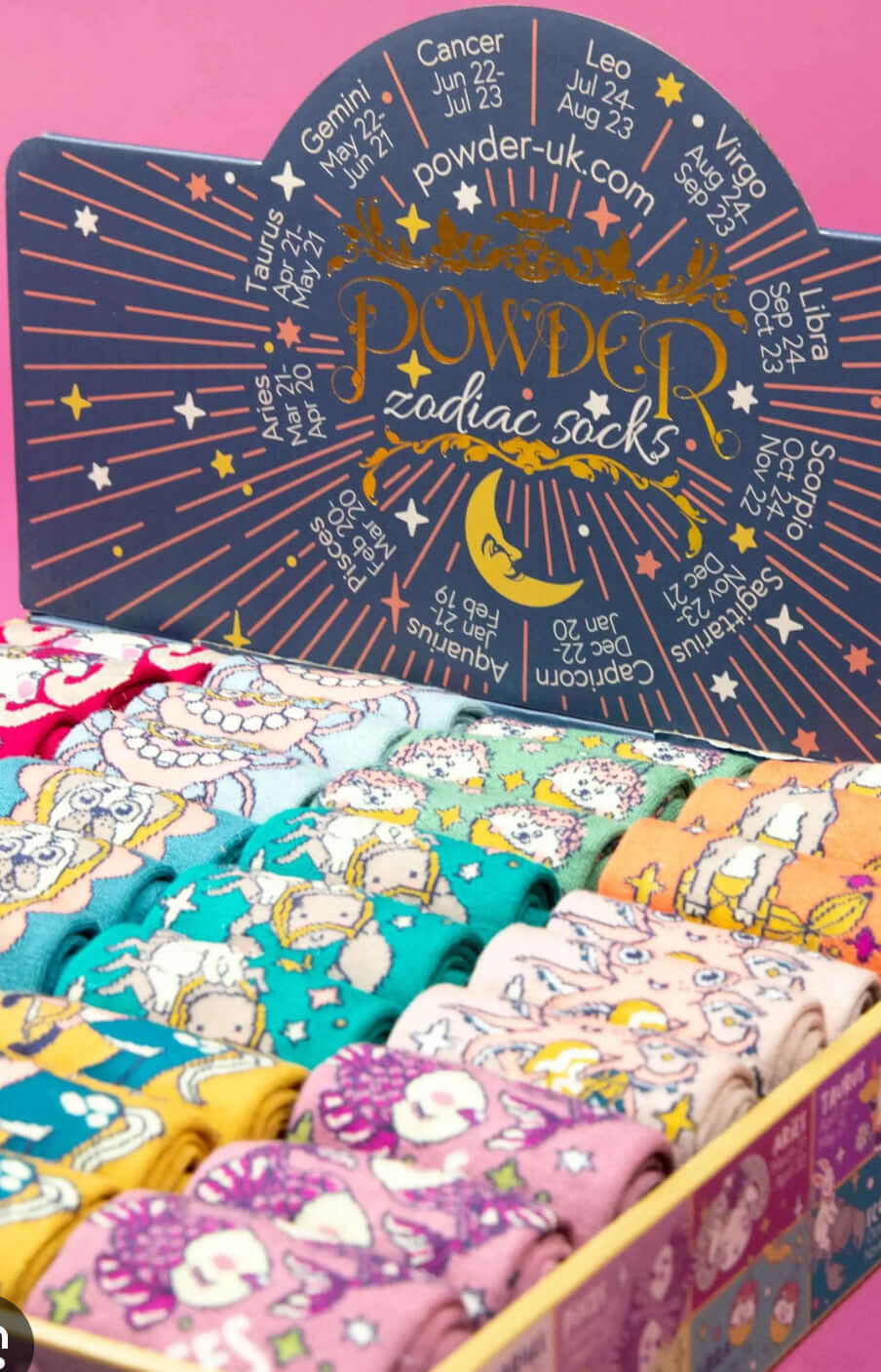 Powder Design Leo Zodiac Ankle Socks