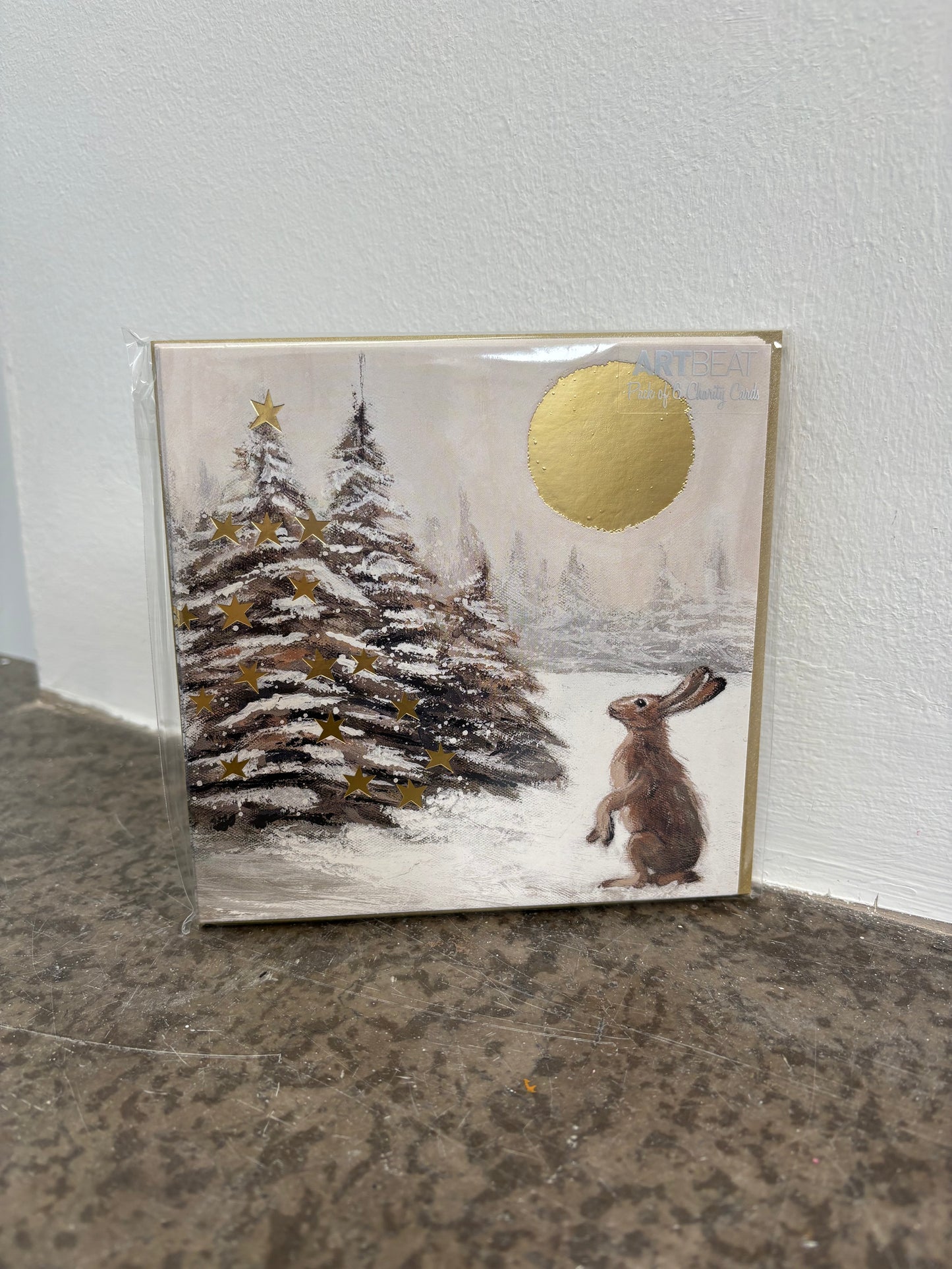 Moonlit Tree Christmas Cards - Pack of 6