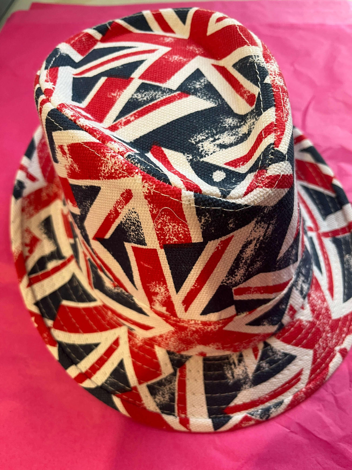Union Jack Trilby Hat