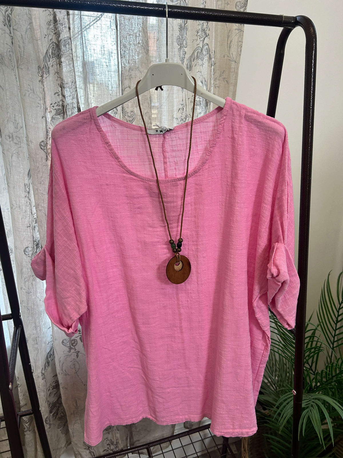 Sofia Ladies Linen Box Top With Necklace