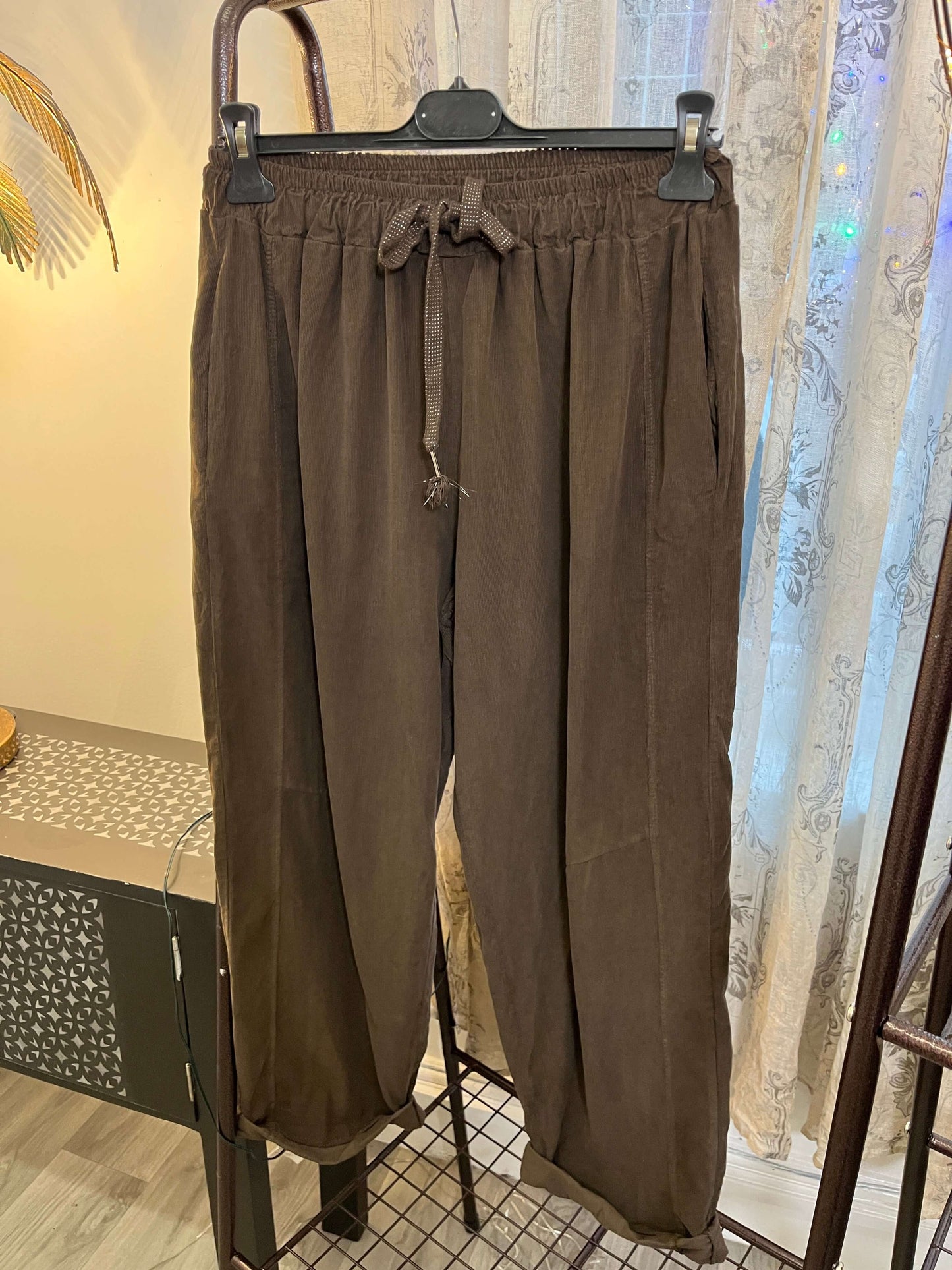 Bridget Cord Cotton Joggers