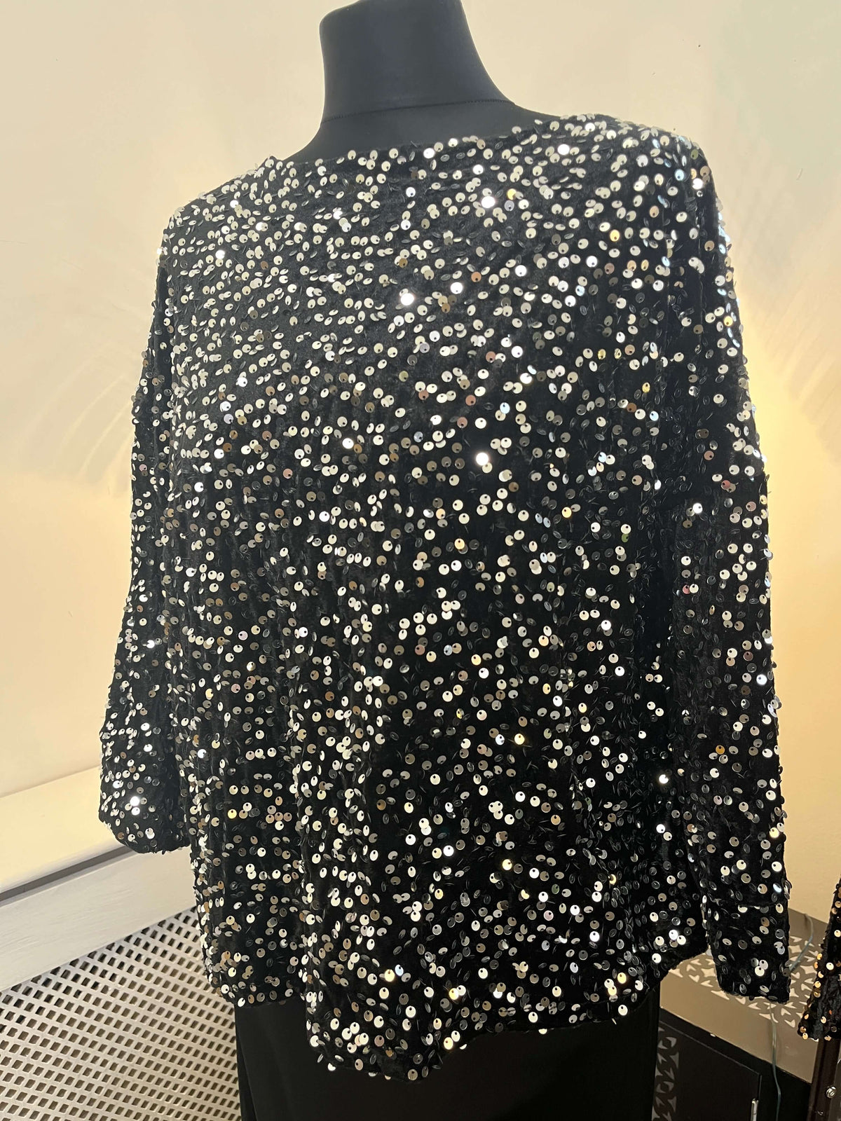 Tricia Sequin Sparkle Blouse