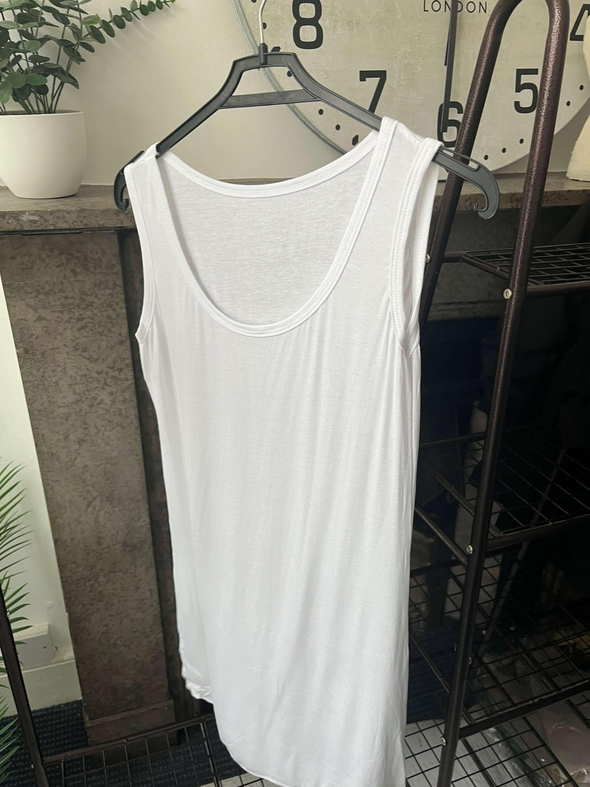 Azalea Longline Round Neck Vest Top