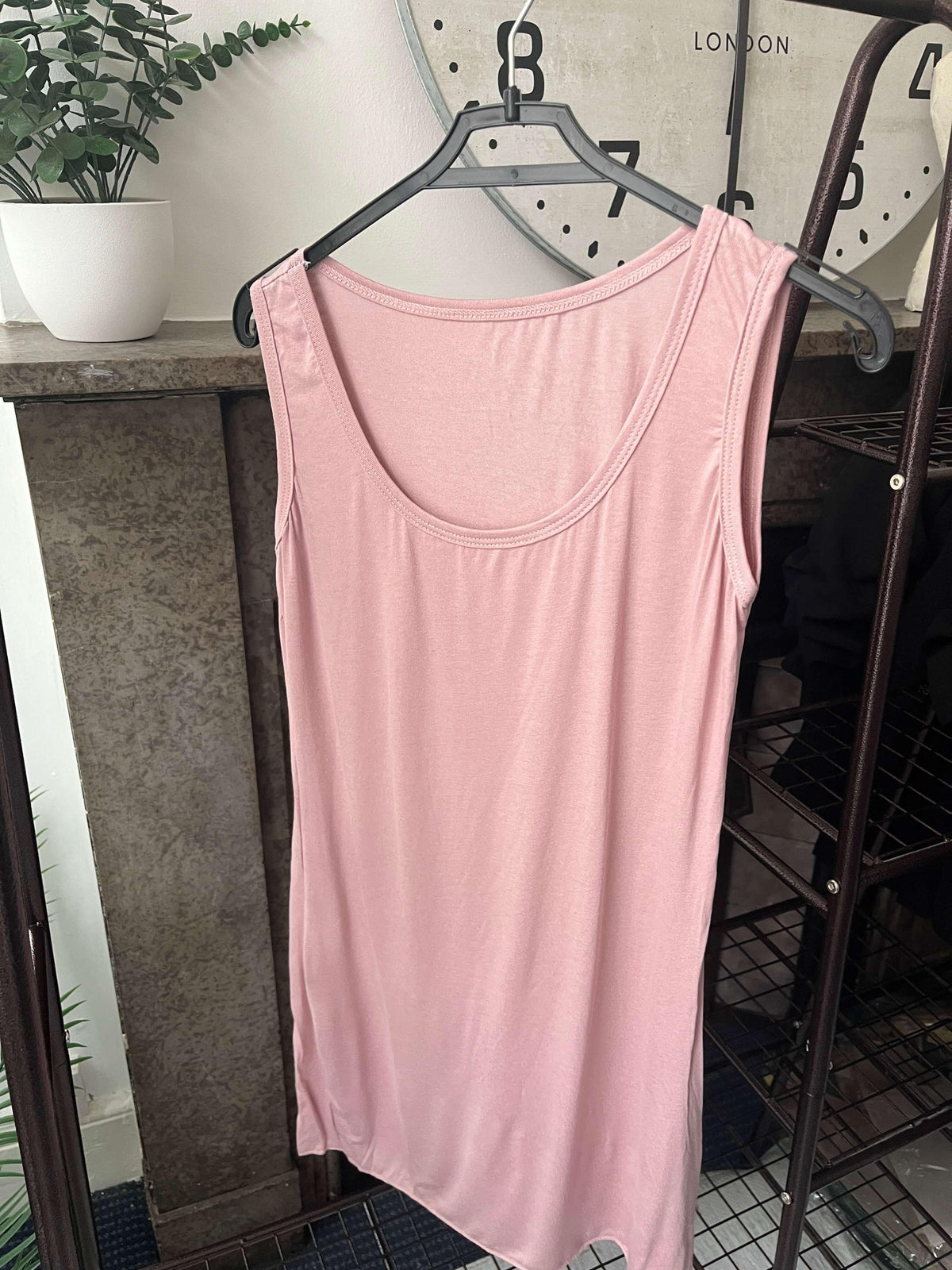 Azalea Longline Round Neck Vest Top