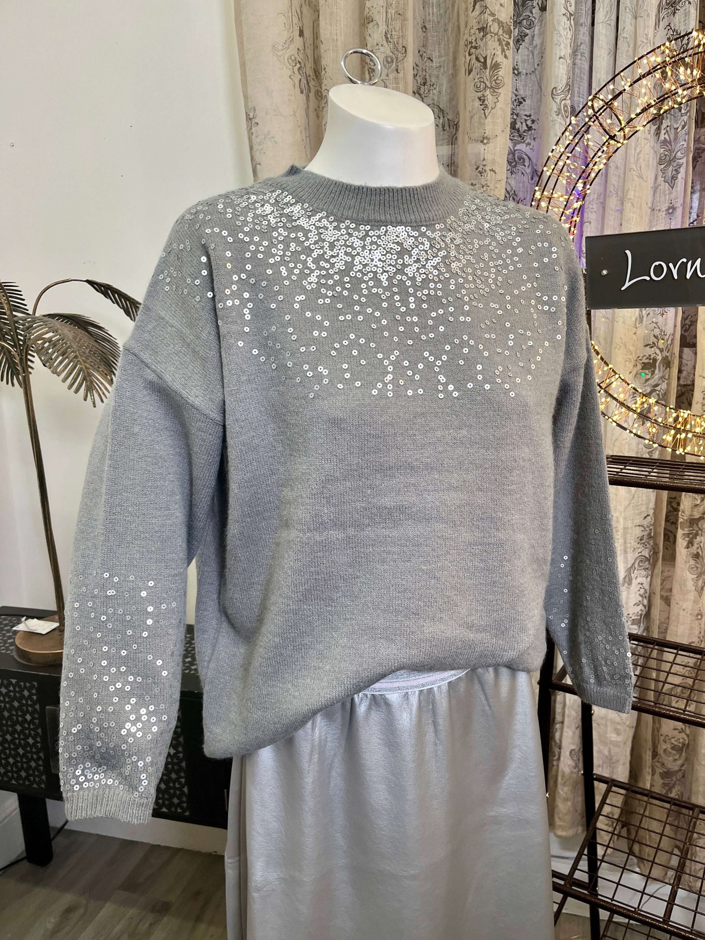 Sequin Jumper
